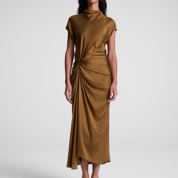 A.L.C. Asymmetrical Brown Dress